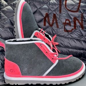 Black red and grey ugg